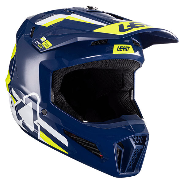 Studio product image of Leatt, Moto 3.5 Helmet (Youth), Colors: Black/White, Blue, Citrus, Red, Sizes: Y-LG, Y-MD, SKU: 1024060680