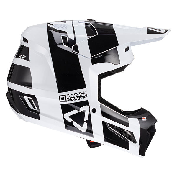Detailed product image of Leatt, Moto 3.5 Helmet (Youth) in Citrus, Colors: Black/White, Blue, Citrus, Red, Sizes: Y-LG, Y-MD, SKU: 1024060680