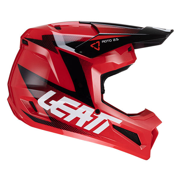 Studio product image of Leatt, Moto 2.5 Helmet in Cyan, Colors: Black/White, Citrus, Cyan, Red, UV, Sizes: 2-2, SKU: 1024060523