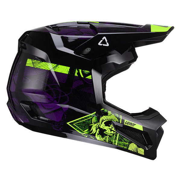 Studio product image of Leatt, Moto 2.5 Helmet in Red, Colors: Black/White, Citrus, Cyan, Red, UV, Sizes: 2-2, SKU: 1024060523