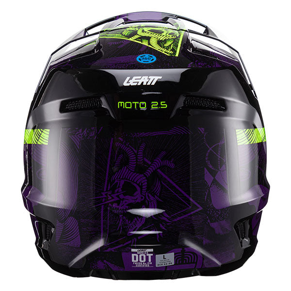 Product image of Leatt, Moto 2.5 Helmet in UV, Colors: Black/White, Citrus, Cyan, Red, UV, Sizes: 2-2, SKU: 1024060523