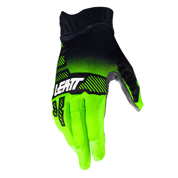 Detailed product image of Leatt, Moto 1.5 Gloves (Youth) in Lime, Colors: Blue, Lime, Red, Stealth, Sizes: 2-2, SKU: 6024090360