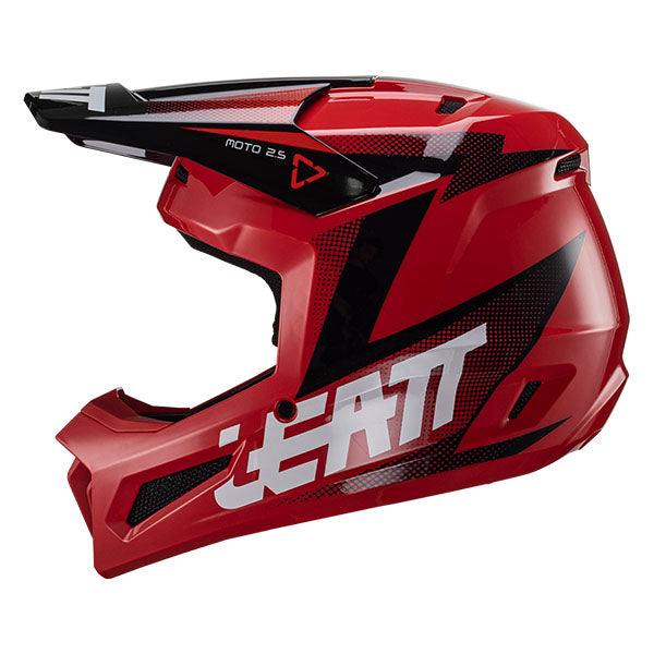Product image of Leatt, Moto 2.5 Helmet in Red, Colors: Black/White, Citrus, Cyan, Red, UV, Sizes: 2-2, SKU: 1024060523