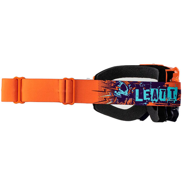 Detailed product image of Leatt, Velocity 4.5 Goggle, Colors: Blue Clear, Forge Light Grey, Orange Clear, Red Light Grey, Royal Clear, UV Light Grey, SKU: 8024070580