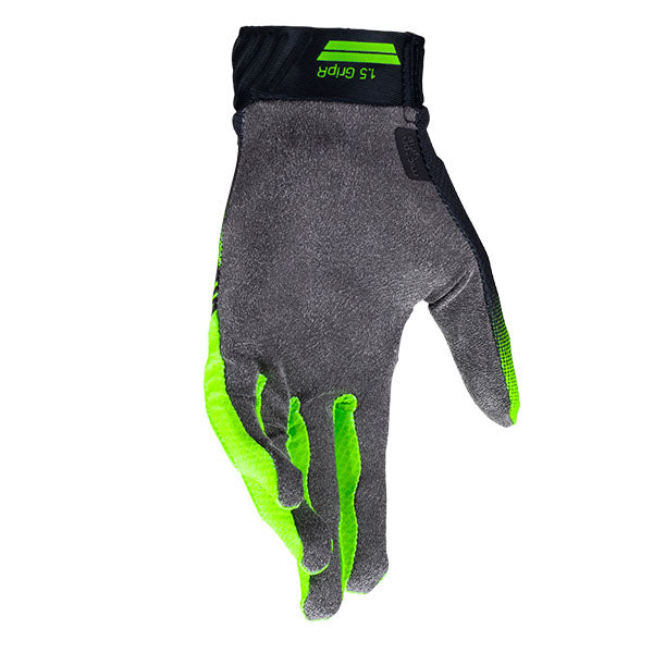 Studio product image of Leatt, Moto 1.5 Gloves (Youth) in Lime, Colors: Blue, Lime, Red, Stealth, Sizes: 2-2, SKU: 6024090360