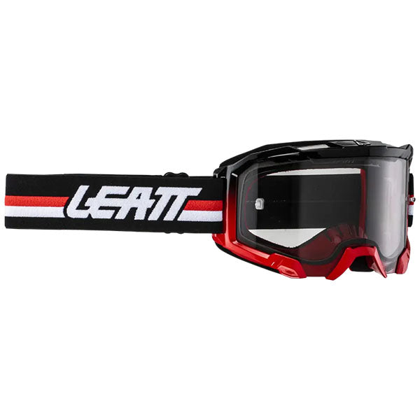 Product photo showing Leatt, Velocity 4.5 Goggle, Colors: Blue Clear, Forge Light Grey, Orange Clear, Red Light Grey, Royal Clear, UV Light Grey, SKU: 8024070580