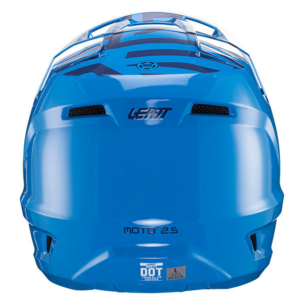 Product photo showing Leatt, Moto 2.5 Helmet in Cyan, Colors: Black/White, Citrus, Cyan, Red, UV, Sizes: 2-2, SKU: 1024060523