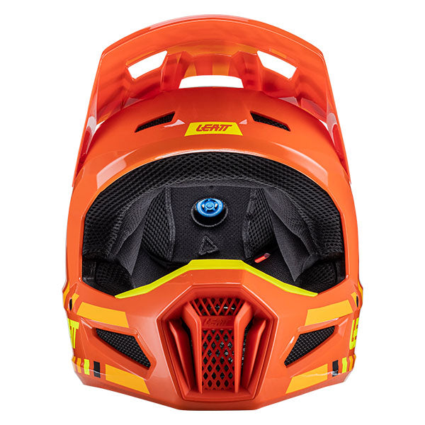 Detailed product image of Leatt, Moto 2.5 Helmet in Black/White, Colors: Black/White, Citrus, Cyan, Red, UV, Sizes: 2-2, SKU: 1024060523