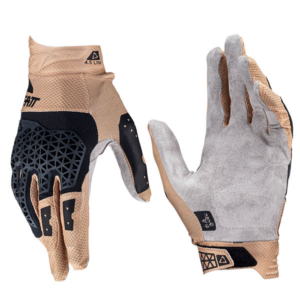 Product photo showing Leatt, Moto 4.5 Lite Glove in LG, Colors: 2XL, LG, MD, SM, XL, Sizes: Forge, Stone, SKU: 6024090123