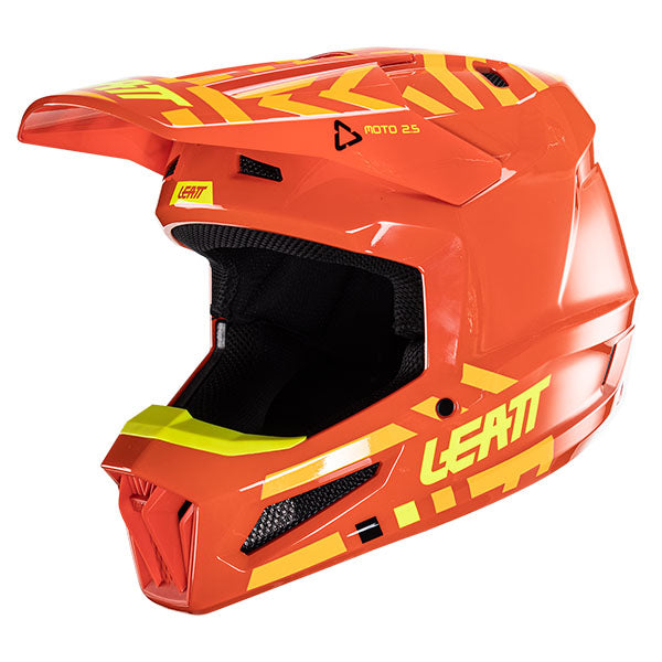 Detailed product image of Leatt, Moto 2.5 Helmet, Colors: Black/White, Citrus, Cyan, Red, UV, Sizes: 2-2, SKU: 1024060523