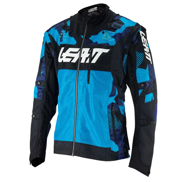 Product image of Leatt, Moto 4.5 X-Flow Jacket in Stone, Colors: Blue, Stone, Sizes: 2-2, SKU: 5024080142