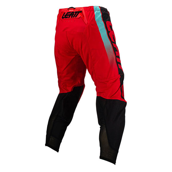 Product photo showing Leatt, Moto 4.5 Pant in Black, Colors: Acid Fuel, Black, Citrus, Forge, Red, Royal, UV, Sizes: 28-44, SKU: 5024080573