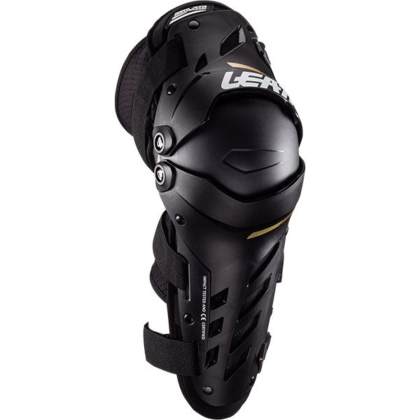 Detailed product image of Leatt, Dual Axis Jr Knee Guards (Youth), Colors: Black, White