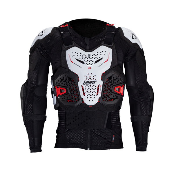 Image showing Leatt, 5.5 Evo Body Protector in White, Colors: Black, White, Sizes: 2-2, SKU: 5025202261