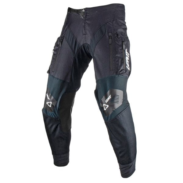 Detailed product image of Leatt, Moto 4.5 Enduro Pant in Black, Colors: Black, Blue, Forge, Stone, Sizes: 28-44, SKU: 5023031802