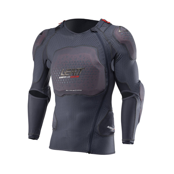 Studio product image of Leatt, 3DF AirFit Lite Evo Body Protector in Grey, Sizes: 2-2, SKU: 5024060603