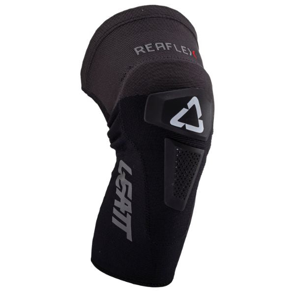 Detailed product image of Leatt, ReaFlex Hybrid Knee Guards in Black, Sizes: 2-2, SKU: 5024060900