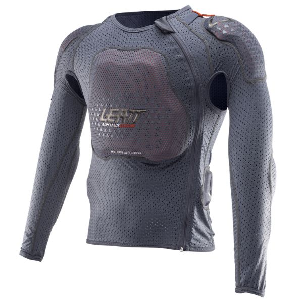 Product image of Leatt, 3DF AirFit Lite Evo Body Protector (Youth) in Grey, Sizes: Y-L/XL, Y-S/M, SKU: 5024061050