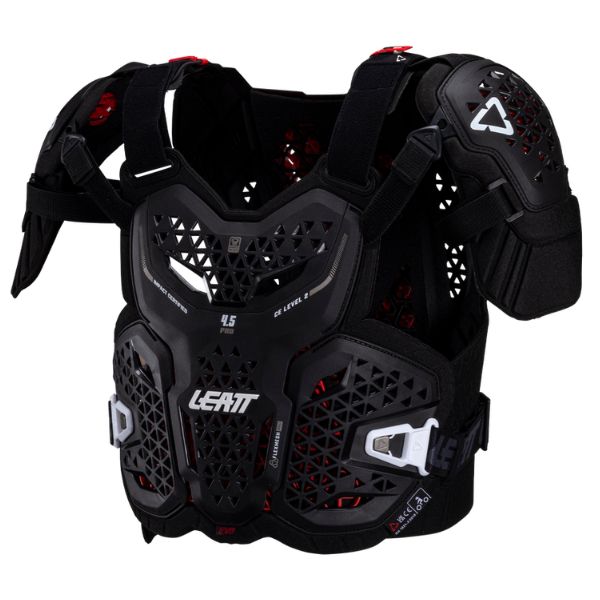 Product image of Leatt, 4.5 Pro Evo Chest Protector in Black, Sizes: 2-2, SKU: 5025202360