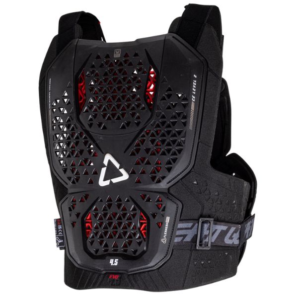 Product photo showing Leatt, 4.5 Evo Chest Protector in White, Colors: Black, White, Sizes: 2-2, SKU: 5025202380