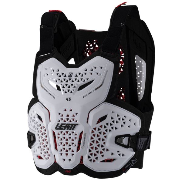 Image showing Leatt, 4.5 Evo Chest Protector, Colors: Black, White, Sizes: 2-2, SKU: 5025202380