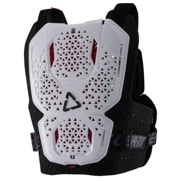 Product image of Leatt, 4.5 Evo Chest Protector, Colors: Black, White, Sizes: 2-2, SKU: 5025202380