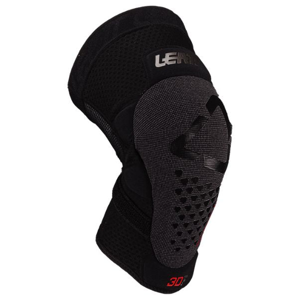 Product photo showing Leatt, 3DF 5.0 Evo FastFit Knee Guards in Black, Sizes: 2-2, SKU: 5025202520