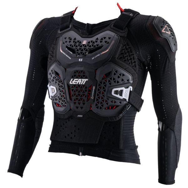 Image showing Leatt, 4.5 Hybrid Body Protector (Womens) in Black, Sizes: 2-2, SKU: 5026010610