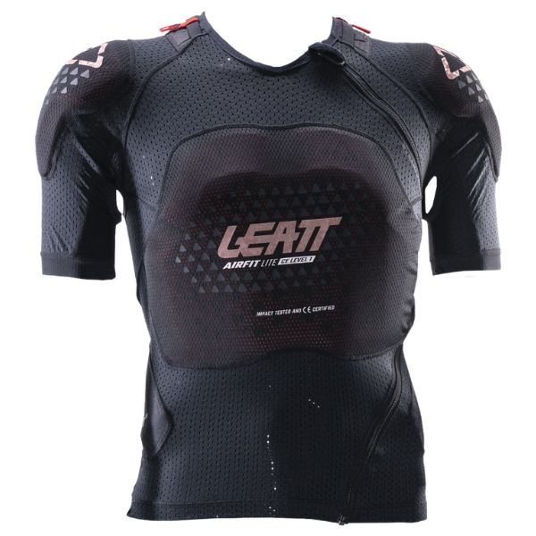 Product photo showing Leatt, 3DF AirFit Lite Evo Body Tee (Womens) in Black, Sizes: 2-2, SKU: 5026010810