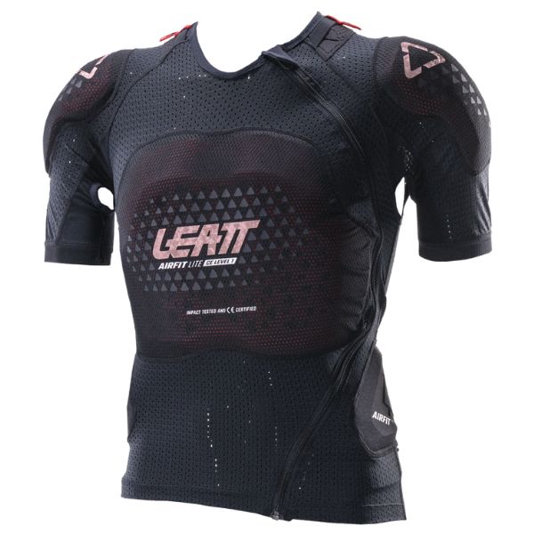 Product image of Leatt, 3DF AirFit Lite Evo Body Tee (Womens) in Black, Sizes: 2-2, SKU: 5026010810