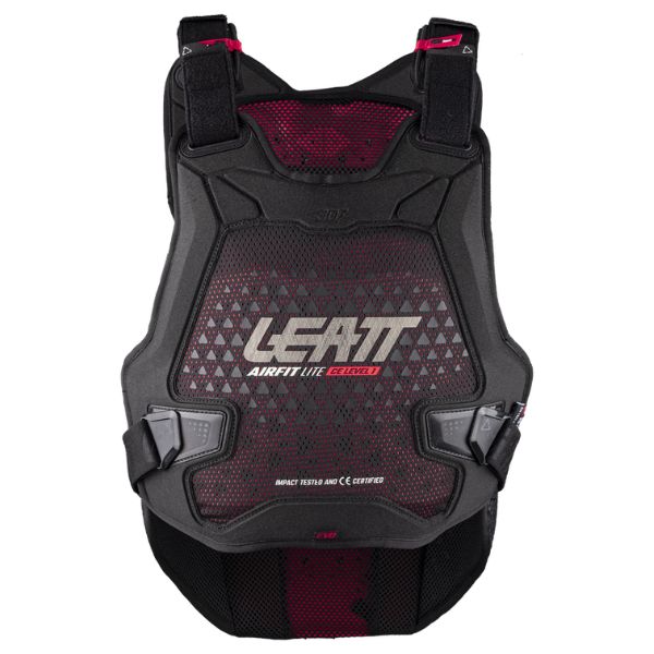 Image showing Leatt, 3DF AirFit Evo Lite Chest Protector in Black, Sizes: 2-2, SKU: 5026010910