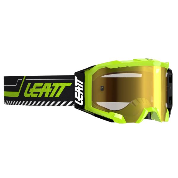 Detailed product image of Leatt, Velocity 5.5 Iriz Goggle, Colors: Blue/Red, Red 28%, Citrus, Bronze 68%, Graphite, Platinum 28%, Grey, Silver 50%, Neon Yellow, Bronze 68%, Pinata Teal, Purple 78%, White, Bronze 68%, SKU: 8026000130
