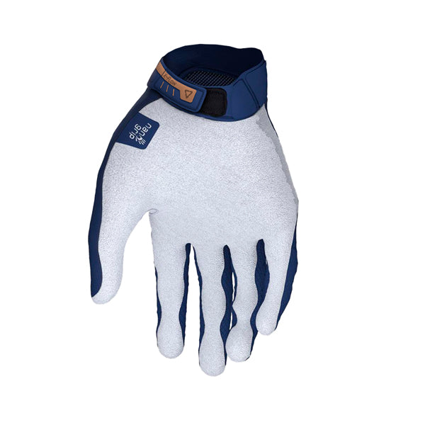 Product photo showing Leatt, V26 Moto 2.5 X-Flow Gloves (Womens) in Coral Pink, Colors: Coral Pink, Deep Blue, Sizes: LG, MD, SM