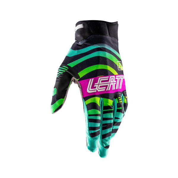 Image showing Leatt, V26 Moto 2.5 X-Flow Gloves (Youth) in Black, Colors: Black, Orange, Tiger Pink, Sizes: Y-LG, Y-MD, Y-SM, SKU: 6026000420