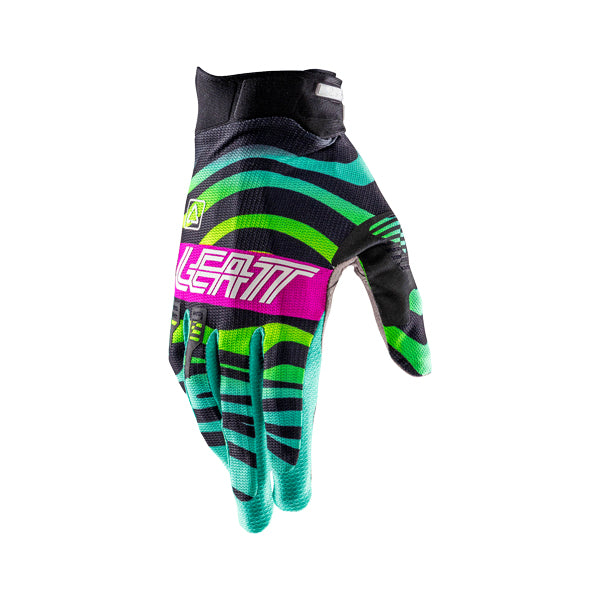 Detailed product image of Leatt, V26 Moto 2.5 X-Flow Gloves (Youth) in Black, Colors: Black, Orange, Tiger Pink, Sizes: Y-LG, Y-MD, Y-SM, SKU: 6026000420