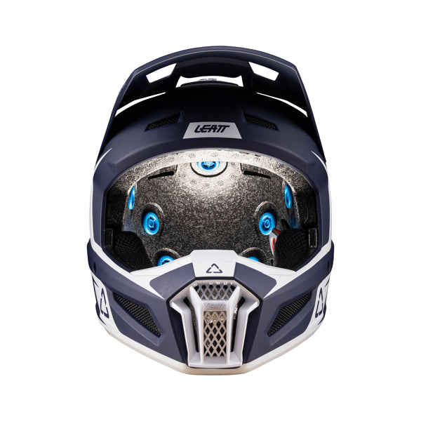 Image showing Leatt, V26 Moto 3.5 Helmet Kit (Youth), Colors: Blue, Neon Yellow, Storm Teal, Sizes: Y-LG, Y-MD