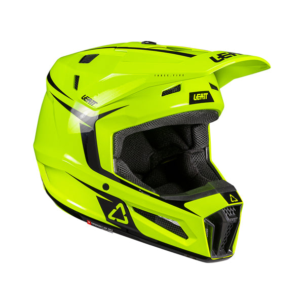 Product image of Leatt, V26 Moto 3.5 Helmet Kit (Youth) in Blue, Colors: Blue, Neon Yellow, Storm Teal, Sizes: Y-LG, Y-MD