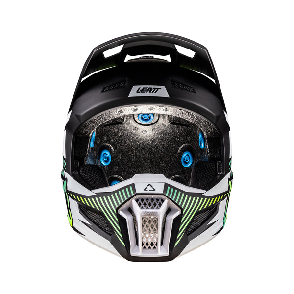 Detailed product image of Leatt, V26 Moto 3.5 Helmet Kit (Youth), Colors: Blue, Neon Yellow, Storm Teal, Sizes: Y-LG, Y-MD