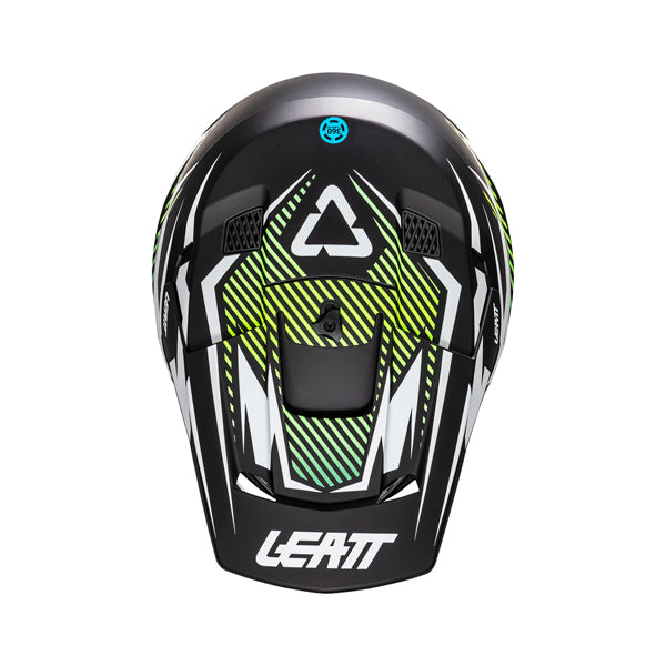 Image showing Leatt, V26 Moto 3.5 Helmet Kit (Youth), Colors: Blue, Neon Yellow, Storm Teal, Sizes: Y-LG, Y-MD