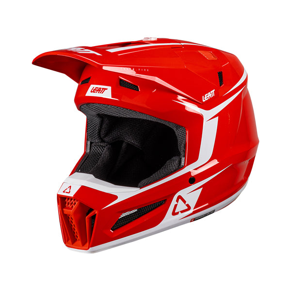 Image showing Leatt, V26 Moto 3.5 Helmet Kit in Red, Colors: Blue, Neon Yellow, Red, Storm Pink, Storm Teal, Sizes: 2-2