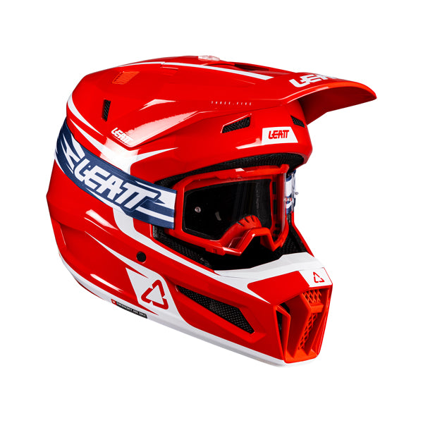 Image showing Leatt, V26 Moto 3.5 Helmet Kit in Storm Pink, Colors: Blue, Neon Yellow, Red, Storm Pink, Storm Teal, Sizes: 2-2