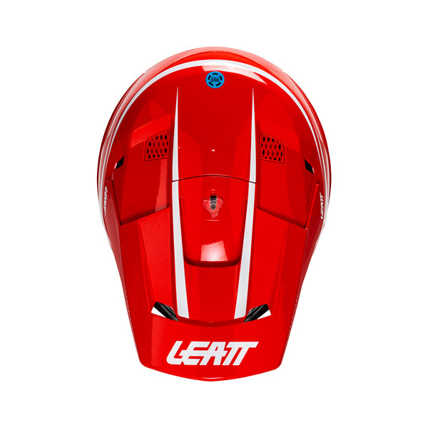 Studio product image of Leatt, V26 Moto 3.5 Helmet Kit in Neon Yellow, Colors: Blue, Neon Yellow, Red, Storm Pink, Storm Teal, Sizes: 2-2
