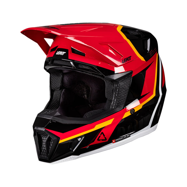 Image showing Leatt, V26 Moto 7.5 Helmet Kit in Red, Colors: Pixel Blue, Purple, Red, White/Red, Sizes: 2-2