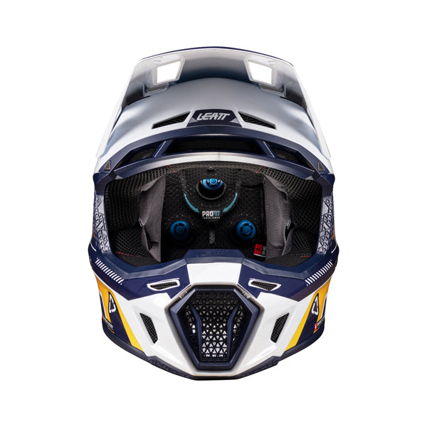 Studio product image of Leatt, V26 Moto 8.5 Helmet Kit in Grey, Colors: Grey, Orange, Pinata Teal, Royal Blue/Red, Sizes: 2-2