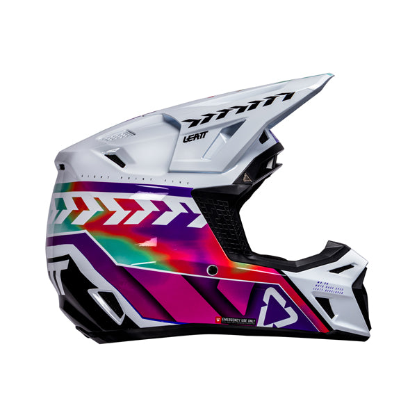 Product image of Leatt, V26 Moto 8.5 Helmet Kit in Orange, Colors: Grey, Orange, Pinata Teal, Royal Blue/Red, Sizes: 2-2