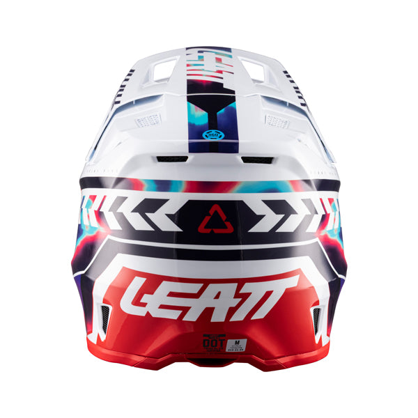 Product photo showing Leatt, V26 Moto 8.5 Helmet Kit, Colors: Grey, Orange, Pinata Teal, Royal Blue/Red, Sizes: 2-2