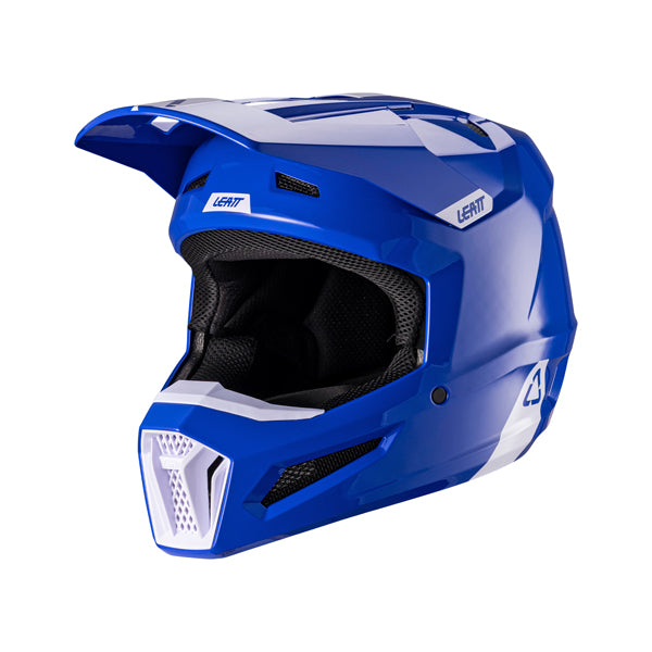 Studio product image of Leatt, V26 Moto 2.5 Helmet in White, Colors: Blue, Grey, Pink, Red, White, Sizes: 2-2, SKU: 1026001003