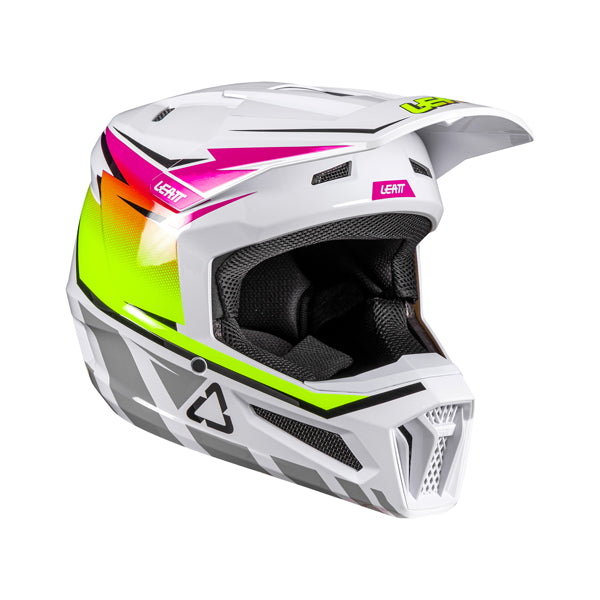 Product photo showing Leatt, V26 Moto 2.5 Helmet in Blue, Colors: Blue, Grey, Pink, Red, White, Sizes: 2-2, SKU: 1026001003