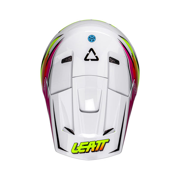 Product image of Leatt, V26 Moto 2.5 Helmet in Grey, Colors: Blue, Grey, Pink, Red, White, Sizes: 2-2, SKU: 1026001003