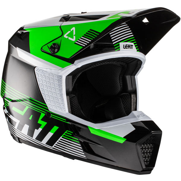 Studio product image of Leatt, Moto 3.5 V22 Helmet in Red, Colors: Black, Ghost, Red, Royal, White, Sizes: 2-2, SKU: 1022010201
